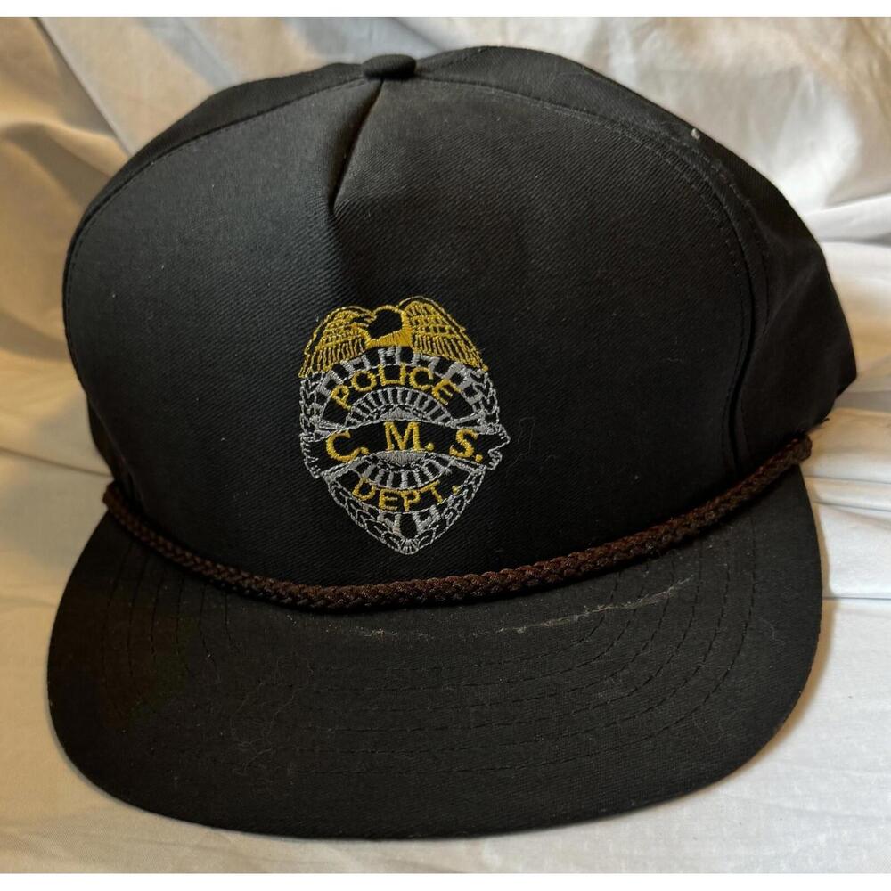 Vintage Charlotte-Mecklenburg Schools Police Department Hat